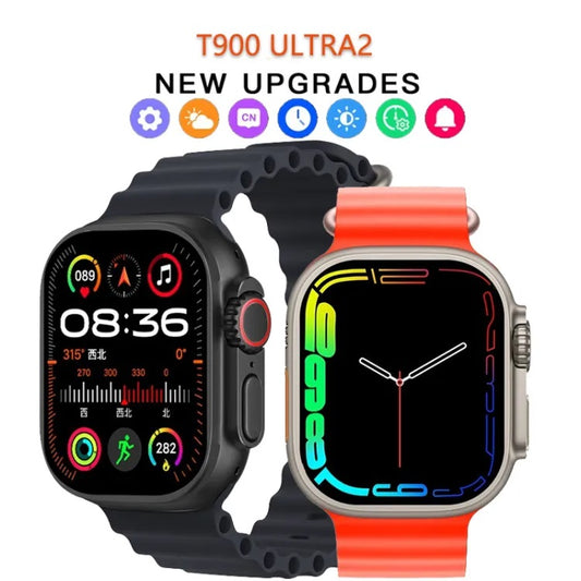 T900 Ultra 2 Dynamic Island Gesture Answering 49mm Big display Smartwatch